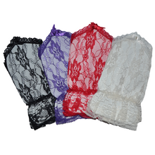 Load image into Gallery viewer, Fingerless Lace Gloves - 8&#39;&#39;

