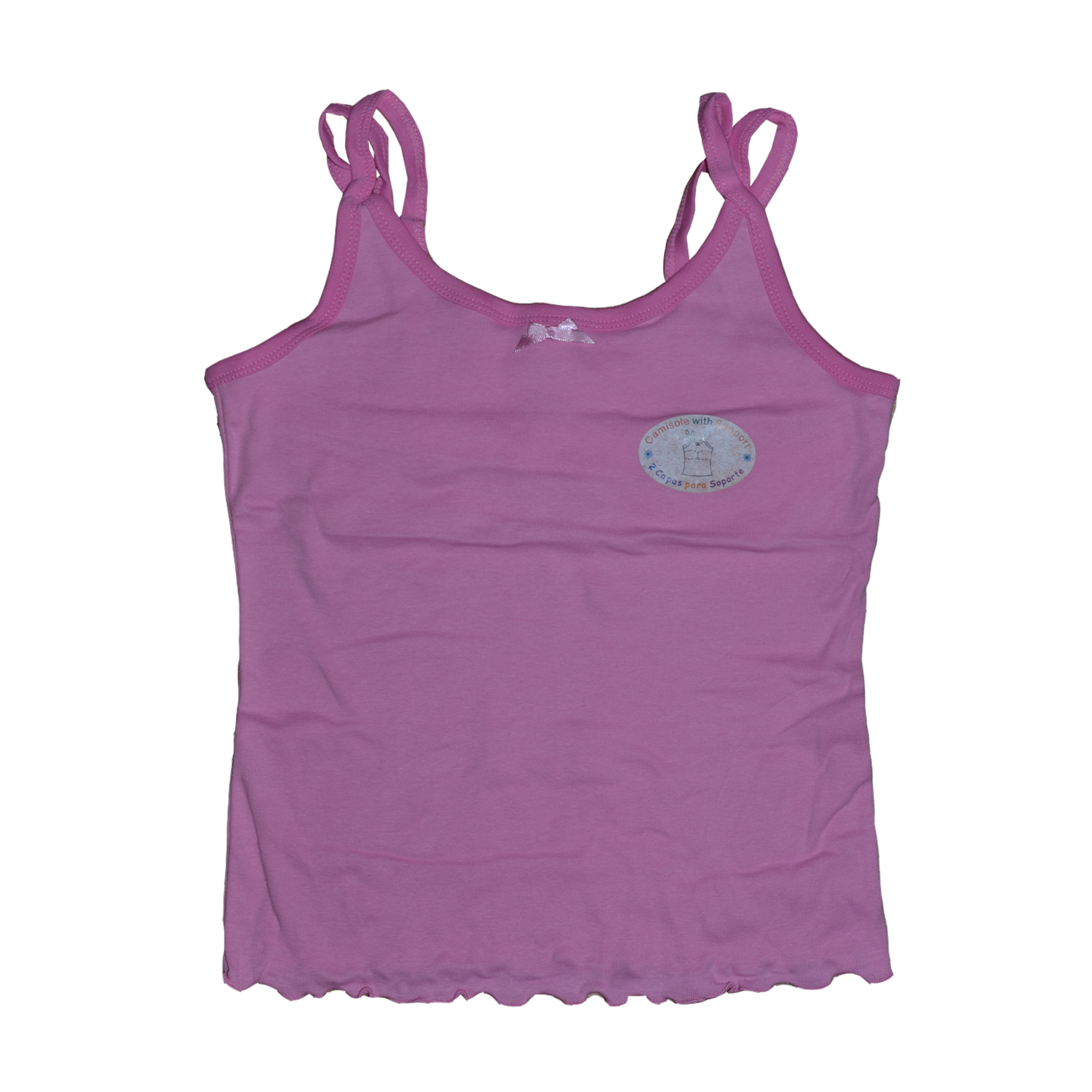 Girls Split Strap Tank Top with Built-In Chest Support - Size 8-12 – Golden  Shine Trading Limited