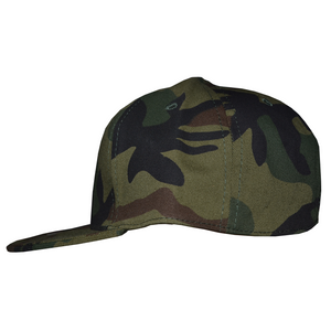 Fitted Plain Caps - Camouflage