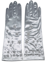 Load image into Gallery viewer, Beaded Satin Gloves - 10.5&#39;&#39;
