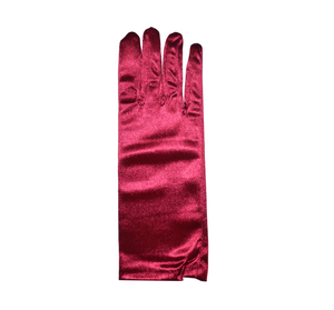 Plain Satin Gloves - 9.75''