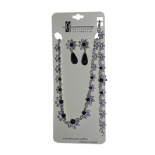 Load image into Gallery viewer, Rhinestone Necklace Set with Bracelet
