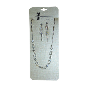 Rhinestone Necklace Set
